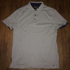 Men’s Michael Kors striped polo shirt